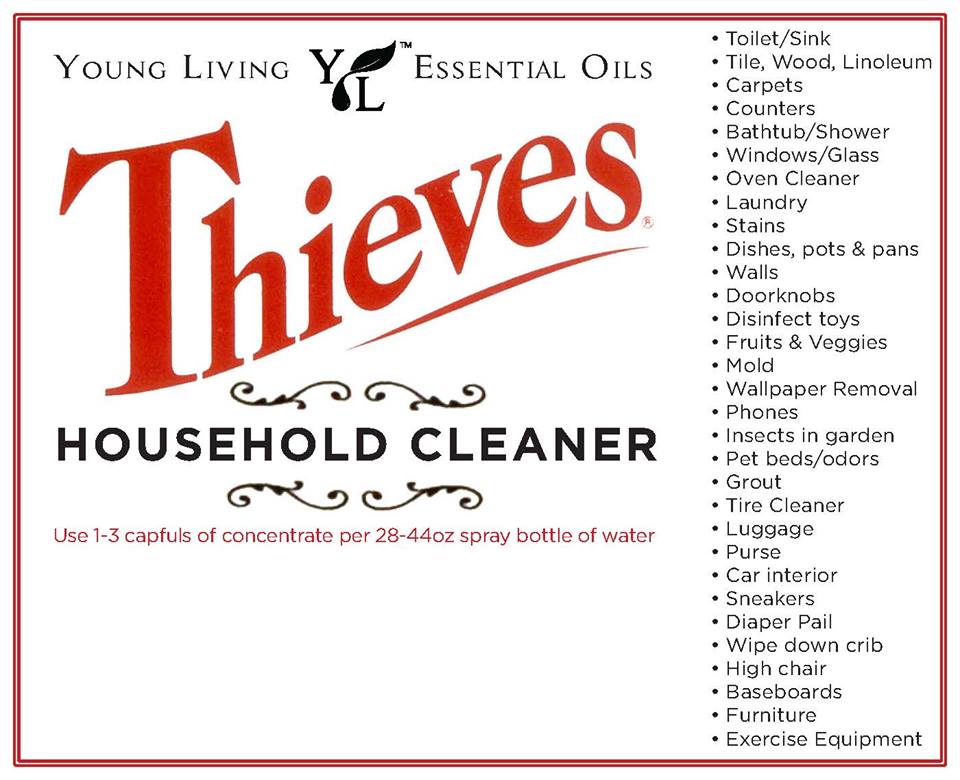 Many uses of Thieves Cleaner