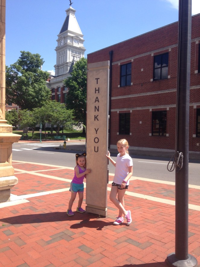 Outside Customs House Museum